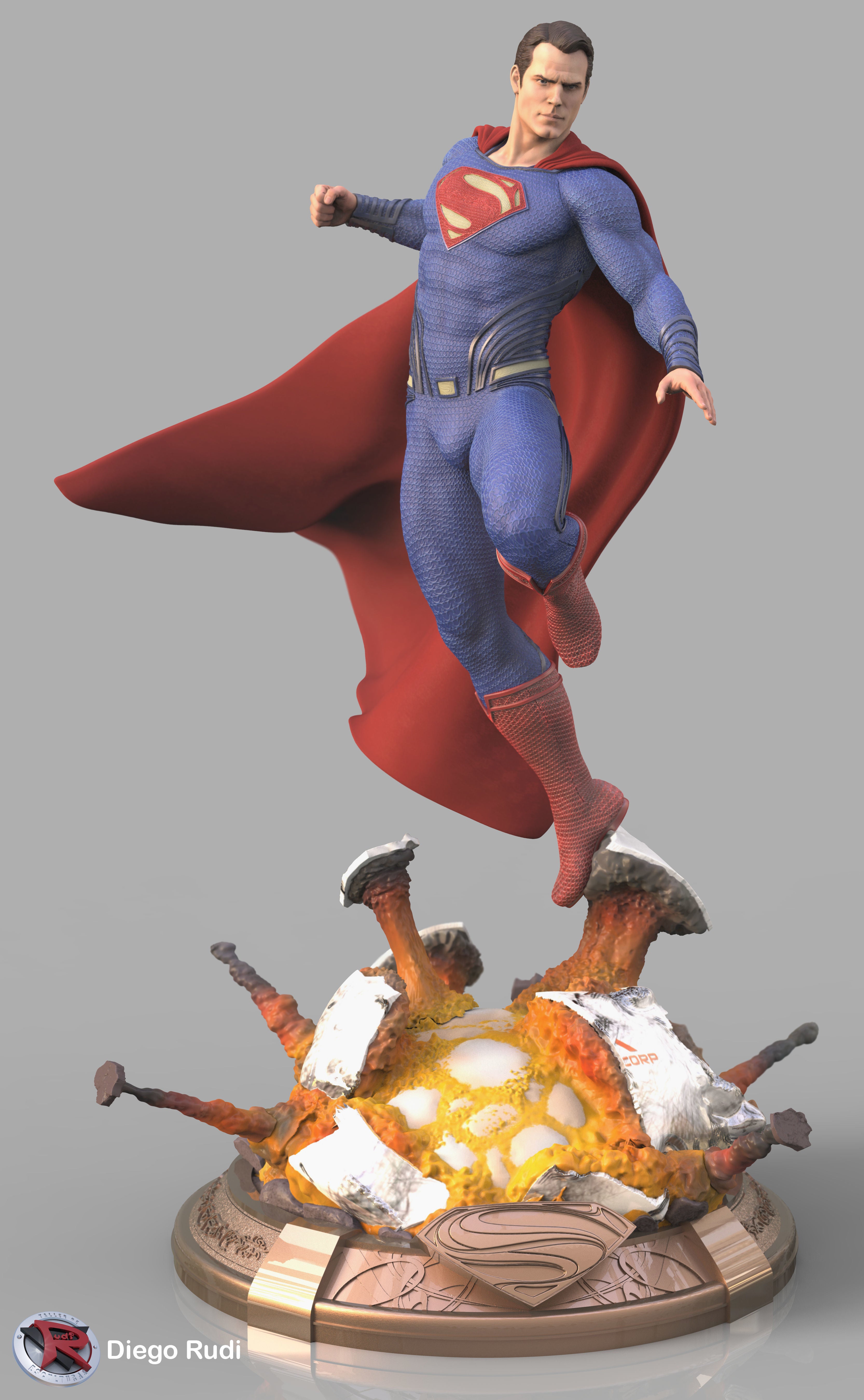 Exquisite Resin 3D Character Models with Complimentary Paint Set in Elegant Gift Packaging